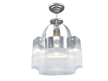 METROPOLITAN IV - Handmade brass chandelier by Patinas Lighting - view 2